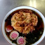 Tochuken Numazu Eki Zairaisen Nobori Homu - 海老と野菜のかき揚げそば480円(2022年5月)