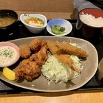 Sakanaya Dojo Uosen Suisan Sugamoekimaeten - よくばりフライ定食　950円