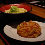 てんてこ舞 - 料理写真:ぶっかけうどん小＋かきあげ