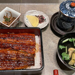 Unagi Ryori Ugenbu - 花づつしセット　鰻ざくは完食済