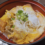 Soba Jin Benkei Jinbocho Ten - セットのカツ丼。(ご飯少なめ。私にはこれでお腹いっぱい)