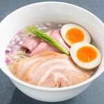 Shinjiko Shijimi Chuka Soba Kohaku Rarapoto Fukuoka Ten - 宍道湖しじみ中華蕎麦_特製