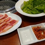 Yakiniku Korean cold noodles Yamanaka Ya Sotoasahikawa Ten - 