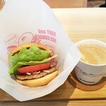 モスバーガー - モーニング野菜バーガーセット：500円