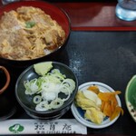 Shogetsu An - カツ丼セット。蕎麦は後ほど。