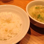 Shimiru Tenjin - 水炊きスープとご飯