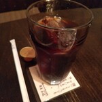 茶房 お花 - セットにつけたアイスコーヒー