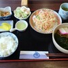 Michi no Eki Yashagaike no Sato Sakauchi Restaurant - かき揚げそば定食　760円