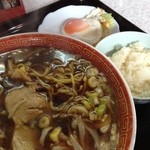 Akashiya Shokudo - 醤油野菜ラーメン 600円