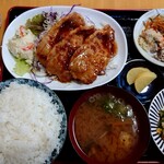 あおぞら食堂 - 豚肉生姜焼きランチ(850円税込)