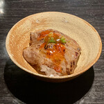 Wagyu Ryotei Bungo - ⑦本日の焼物　（すき焼き）2枚目は卵がけご飯