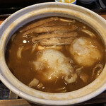 Washoku Sato Senopaku Tsu Ten - 揚げ餅入り味噌煮込みうどん