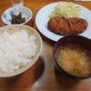 ミヨシ - メンチカツ定食（650円）