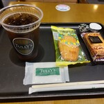 タリーズコーヒー - 水出しアイスコーヒー(S)。