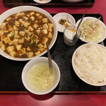 中華料理　長楽園 - 麻婆豆腐定食 1,180円