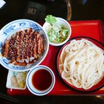 Udon Ichi Kasukabe Ten - みそカツ丼セット