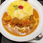 マイカリー食堂 - バターチキンオムレツカレー(大盛)