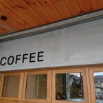 Leiten Coffee - 店頭左側 看板 COFFEE