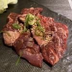 Matsusaka Gyuu Yakiniku M Nanba Ten - ハラミ定食のボリューム、少々物足りないのは仕方ない