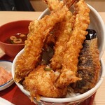 Tempura Ebinoya Arukakitto Kinshi Cho Ten - 海老三本丼3