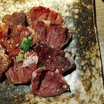 炭火焼肉 やなぎ家 - 鶏の心臓？？