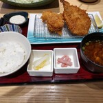 とんかつ新宿 さぼてん - 海鮮盛合せ御膳。