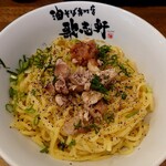 Abura-soba Senmon Ten Kajiken Fuso Ten - 期間限定 梅しそ油そばの倍盛り(980円税込)