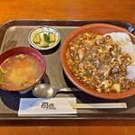 Katei Chinese Shiba Hon Ten - 麻婆丼ランチの大盛り