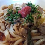 Enjoy Agano - 梅ジソ鶏汁ぶっかけうどん900円