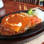 Tezukuri Hamburger Steak to Pizza no Mise Raion - しそとチーズのハンバーグ（夏限定）