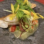 Brasserie Rankon - 本日のお魚料理(真鯛のソテー)