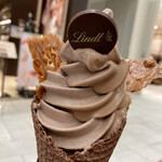 Lindt Chocolat Boutique & Cafe Hankyu Nishinomiya Gardens Ten - ソフトクリーム ショコラ ミックス