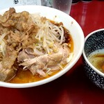 Giraffe - 小味噌ラーメン950円＋KABAYAKI100円