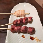 Sumibi Kushiyaki Dining Fukuro - 砂肝。