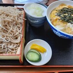 Asano Ya - もり蕎麦・親子丼セット税込1100円