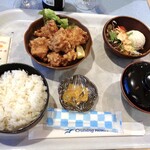 Shin Nihonkai Ferry Yukari - 特性ザンギ定食（ご飯大盛）