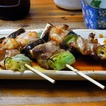 Yakitori Torihashi - 地鶏ネギマ￥100