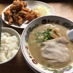 Tenka Ippin Yudaonsenten - 唐揚げ定食(唐揚げ6個)  ¥1320