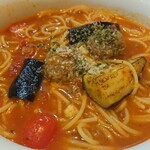 Spaghetti Senmon Ten Trenta Sotoasahikawa Ten - ナスやトマト、ミートボールもうまい！