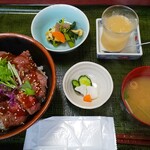 Kanazawa Ya Gyuniku Ten - ステーキ丼(ご飯大盛り無料)¥1250税込(R4.9.26撮影)