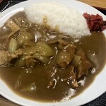 満留賀 - お蕎麦屋さんのカツカレー