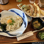 さかぐち - さか天うどん　1,300円御飯なしで1,200円