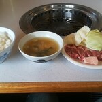 Yoneta Ya - 上ラム定食です!