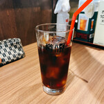 定食 居酒屋 木場 くぼ - アイスコーヒーは食後にお願いしました