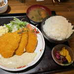 Sannomiya Kokashita Ichiba - アジフライ定食