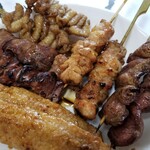 Sumibi Yakitori Omoya Hanbaikona - 焼鳥アップ。