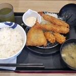 Matsuya Yamagata Fukamachi Ten - 海鮮3種盛合わせ定食