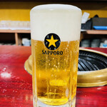 Jujo Hayashi - 生ビール中 550円