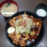 Densetsu no Sutadon Ya Kameido Ten - 四日市風トンテキすた丼 飯増し 1060円