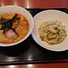 萬楽ラーメン - 料理写真:●Bセット（萬楽ラーメン＋高菜チャーハン）790円
どうやら日替わりメニューらしい。